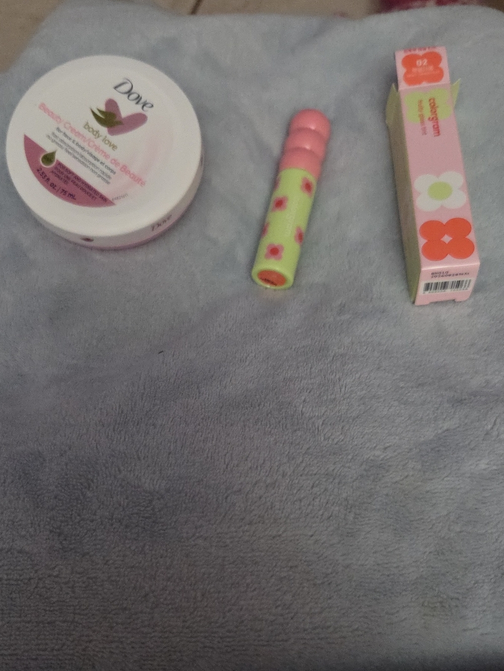 Dove Pink Body Love Moisturizing Cream - Hydrating Skin Care And Lip Shine NWOT